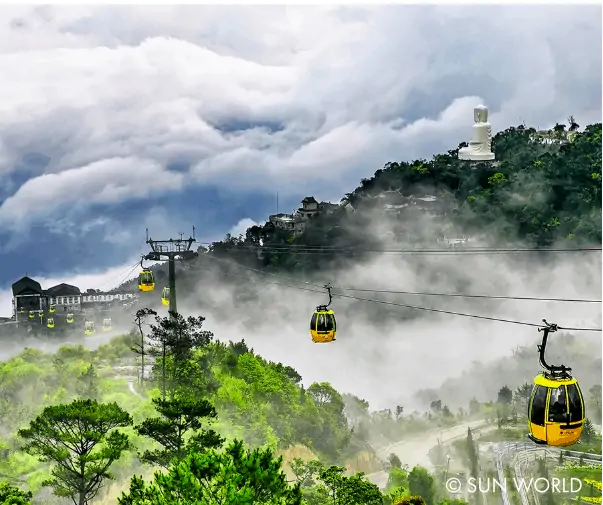 Cáp treo Bà Nà dài bao nhiêu ? Cùng Sun World đi tìm giải đáp